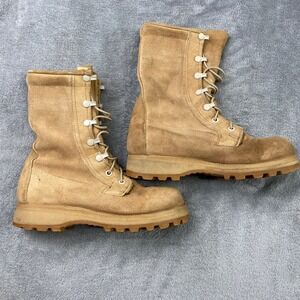 Belleville ICWT Military Combat‎ Boots Gore-Tex Tan Suede Vibram Sole Men 3.5 R